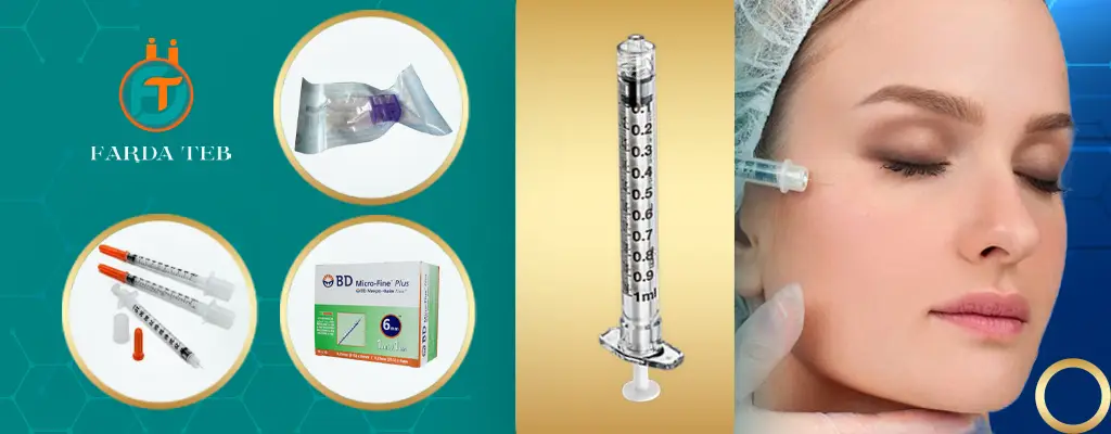 Slide show 66666 بنر فردا طب — سرنگ انسولین، سرنگ یک سیسی و سرسوزن BD مایکروفاین