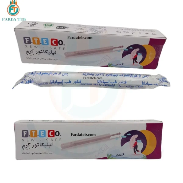 اپلیکاتور کرم واژینال اف تی کو F.T.E.C.O بسته 6 عددی قیمت + بهترین خرید