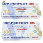 قیمت و خرید دستکش وینیل مدیوم اوپی پرفکت op perfect + فروش عمده