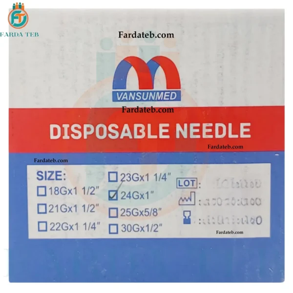 خرید با بهترین قیمت سرسوزن گیج 24 کاشت ابرو + نیدل بنفش مخصوص کاشت ابرو