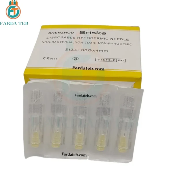 خرید با بهترین قیمت سرسوزن گیج 30 طول 4 میلی متر شنزو | نیدل مزوتراپی زرد G30-4mm