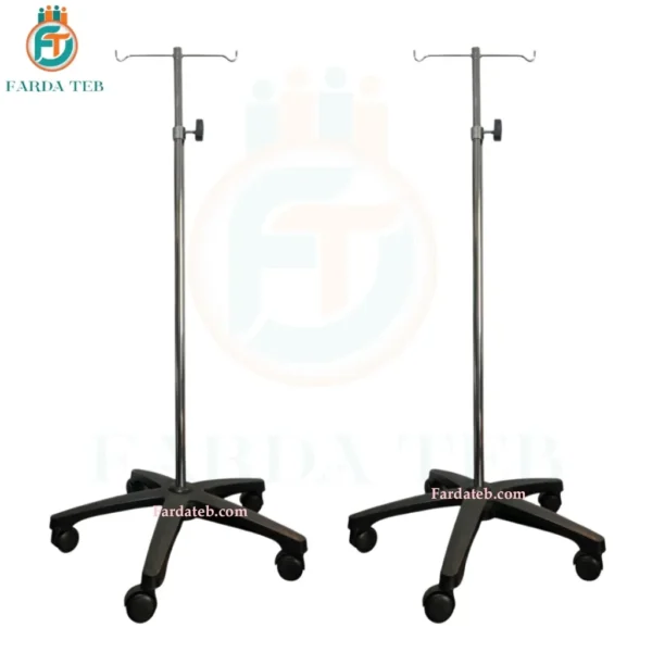 خرید + قیمت پایه سرم متحرک + پایه سرم استیل