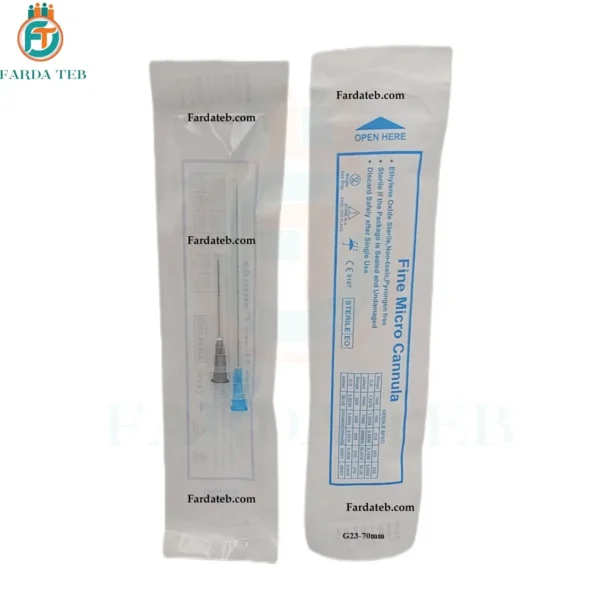 سوزن میکروکانولا گیج 23 طول 70 میلی متر +خرید + قیمت عالی و بهترین قیمت کانولا گیچ 23 طول 70