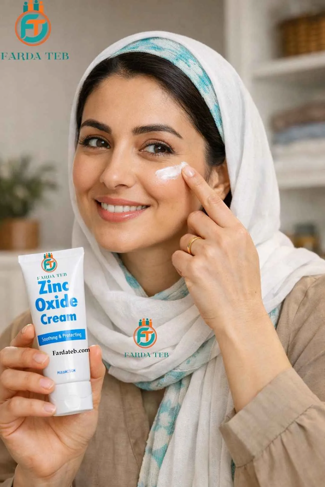 پماد زینک اکساید 25 درصد چیست؟ کاربردها، قیمت و هرآنچه باید بدانید 1 عکس پماد زینک اکساید برای لک صورت