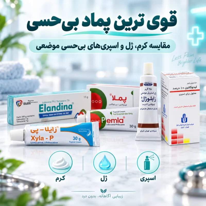 قوی ترین پماد بی حسی